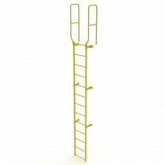 TRI-ARC - Rolling & Wall Mounted Ladders & Platforms Type: Fixed Ladder Style: Safety Cage - Benchmark Tooling