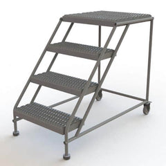 TRI-ARC - Rolling & Wall Mounted Ladders & Platforms Type: Rolling Work Platform Style: Steel Work Platform - Benchmark Tooling