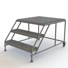 TRI-ARC - Rolling & Wall Mounted Ladders & Platforms Type: Rolling Work Platform Style: Steel Work Platform - Benchmark Tooling