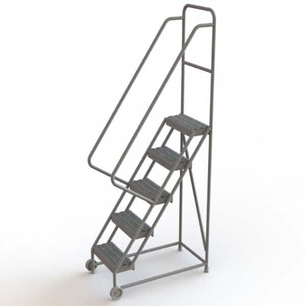 TRI-ARC - Rolling & Wall Mounted Ladders & Platforms Type: TiltNRoll Rolling Ladder Style: Tilt & Roll Safety Ladder - Benchmark Tooling