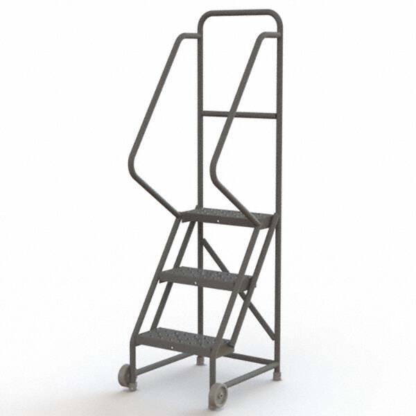 TRI-ARC - Rolling & Wall Mounted Ladders & Platforms Type: TiltNRoll Rolling Ladder Style: Tilt & Roll Safety Ladder - Benchmark Tooling