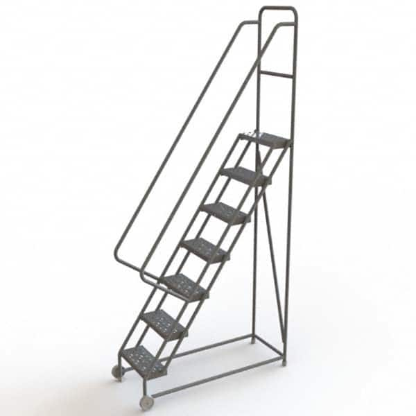 TRI-ARC - Rolling & Wall Mounted Ladders & Platforms Type: TiltNRoll Rolling Ladder Style: Tilt & Roll Safety Ladder - Benchmark Tooling