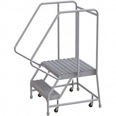 TRI-ARC - Rolling & Wall Mounted Ladders & Platforms Type: Rolling Warehouse Ladder Style: Rolling Safety Ladder - Benchmark Tooling