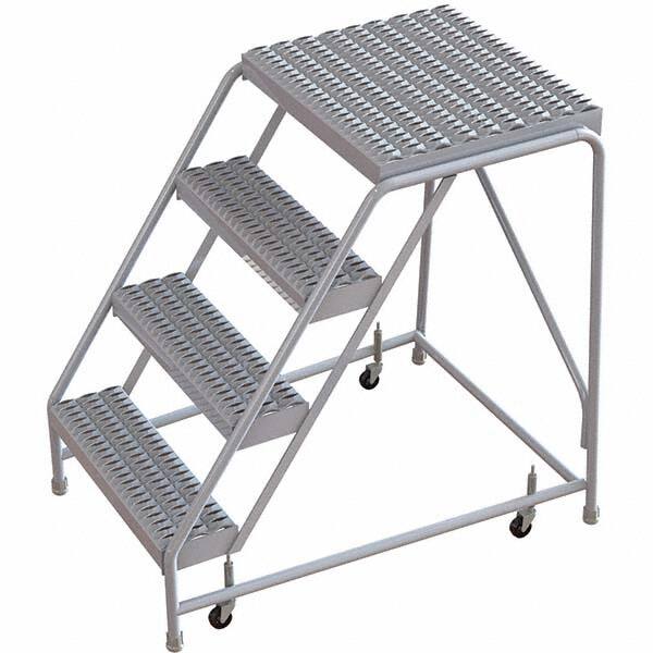 TRI-ARC - Rolling & Wall Mounted Ladders & Platforms Type: Rolling Warehouse Ladder Style: Rolling Safety Ladder - Benchmark Tooling