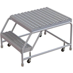 TRI-ARC - Rolling & Wall Mounted Ladders & Platforms Type: Rolling Warehouse Ladder Style: Rolling Safety Ladder - Benchmark Tooling