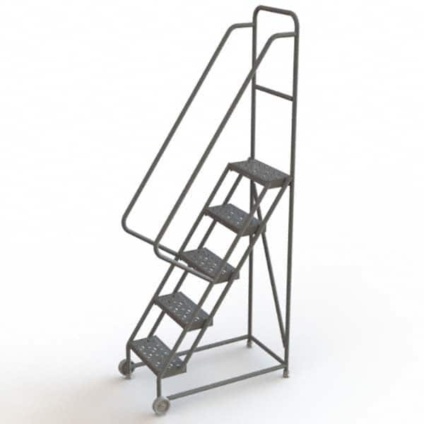 TRI-ARC - Rolling & Wall Mounted Ladders & Platforms Type: TiltNRoll Rolling Ladder Style: Tilt & Roll Safety Ladder - Benchmark Tooling