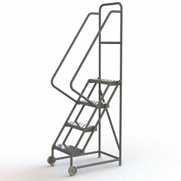TRI-ARC - Rolling & Wall Mounted Ladders & Platforms Type: TiltNRoll Rolling Ladder Style: Tilt & Roll Safety Ladder - Benchmark Tooling