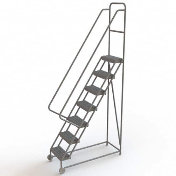 TRI-ARC - Rolling & Wall Mounted Ladders & Platforms Type: TiltNRoll Rolling Ladder Style: Tilt & Roll Safety Ladder - Benchmark Tooling