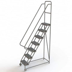 TRI-ARC - Rolling & Wall Mounted Ladders & Platforms Type: TiltNRoll Rolling Ladder Style: Tilt & Roll Safety Ladder - Benchmark Tooling