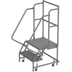 TRI-ARC - Rolling & Wall Mounted Ladders & Platforms Type: Rolling Warehouse Ladder Style: Rolling Platform Ladder - Benchmark Tooling