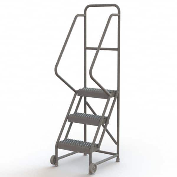 TRI-ARC - Rolling & Wall Mounted Ladders & Platforms Type: TiltNRoll Rolling Ladder Style: Tilt & Roll Safety Ladder - Benchmark Tooling