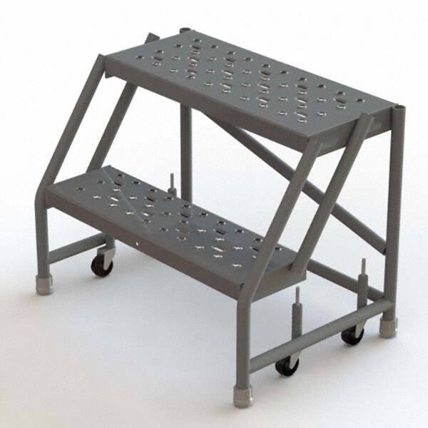 TRI-ARC - Rolling & Wall Mounted Ladders & Platforms Type: Rolling Warehouse Ladder Style: Rolling Platform Ladder - Benchmark Tooling