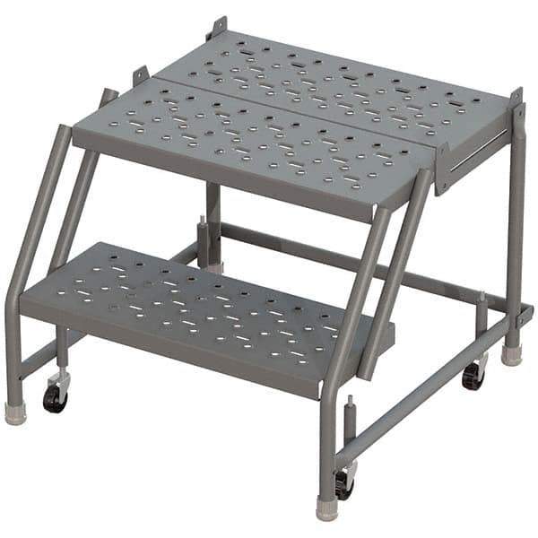 TRI-ARC - Rolling & Wall Mounted Ladders & Platforms Type: Rolling Warehouse Ladder Style: Rolling Platform Ladder - Benchmark Tooling