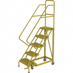 TRI-ARC - Rolling & Wall Mounted Ladders & Platforms Type: Stairway Slope Ladder Style: Forward Descent 50 Degree Incline - Benchmark Tooling