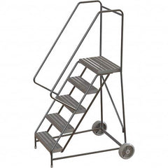 TRI-ARC - Rolling & Wall Mounted Ladders & Platforms Type: Rolling Warehouse Ladder Style: Rolling Safety Ladder - Benchmark Tooling