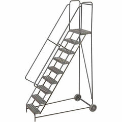 TRI-ARC - Rolling & Wall Mounted Ladders & Platforms Type: Rolling Warehouse Ladder Style: Rolling Safety Ladder - Benchmark Tooling