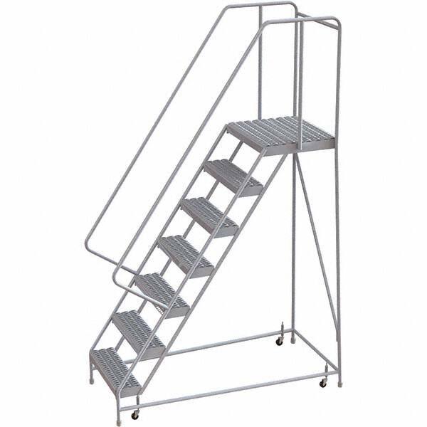 TRI-ARC - Rolling & Wall Mounted Ladders & Platforms Type: Rolling Warehouse Ladder Style: Rolling Safety Ladder - Benchmark Tooling