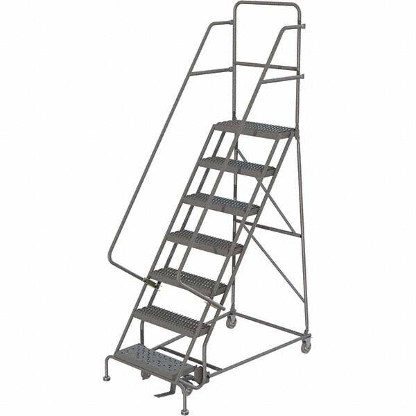 TRI-ARC - Rolling & Wall Mounted Ladders & Platforms Type: Rolling Warehouse Ladder Style: Rolling Platform Ladder - Benchmark Tooling