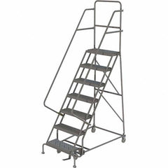 TRI-ARC - Rolling & Wall Mounted Ladders & Platforms Type: Rolling Warehouse Ladder Style: Rolling Platform Ladder - Benchmark Tooling