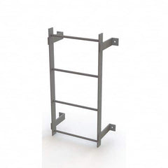 TRI-ARC - Rolling & Wall Mounted Ladders & Platforms Type: Fixed Ladder Style: Safety Cage - Benchmark Tooling