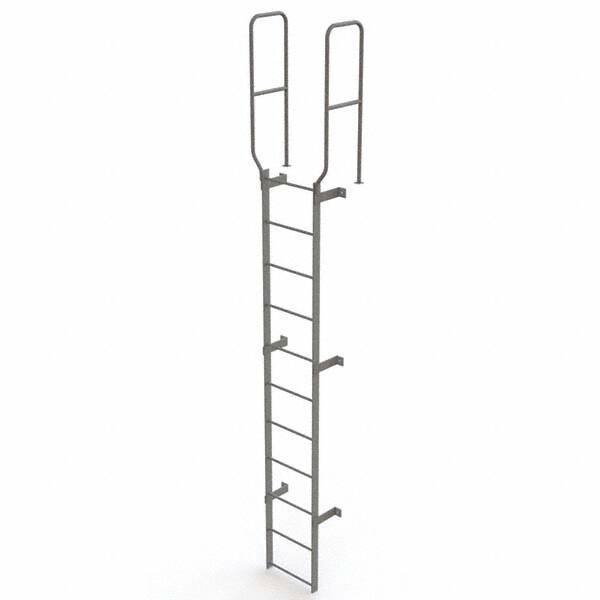 TRI-ARC - Rolling & Wall Mounted Ladders & Platforms Type: Fixed Ladder Style: Safety Cage - Benchmark Tooling