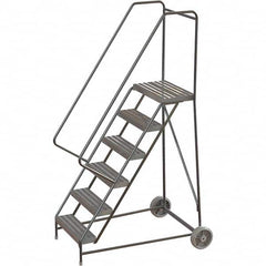 TRI-ARC - Rolling & Wall Mounted Ladders & Platforms Type: Rolling Warehouse Ladder Style: Rolling Safety Ladder - Benchmark Tooling