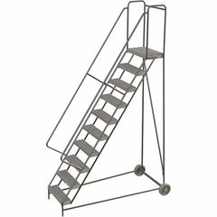 TRI-ARC - Rolling & Wall Mounted Ladders & Platforms Type: Rolling Warehouse Ladder Style: Rolling Safety Ladder - Benchmark Tooling