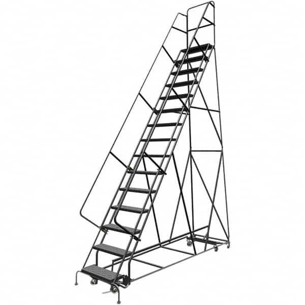 TRI-ARC - Rolling & Wall Mounted Ladders & Platforms Type: All-Directional Ladder Style: Rolling Safety Ladder - Benchmark Tooling