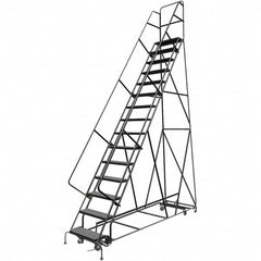 TRI-ARC - Rolling & Wall Mounted Ladders & Platforms Type: All-Directional Ladder Style: Rolling Safety Ladder - Benchmark Tooling