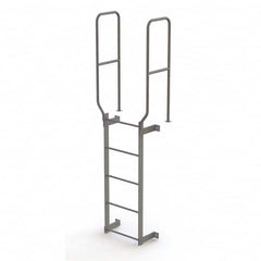 TRI-ARC - Rolling & Wall Mounted Ladders & Platforms Type: Fixed Ladder Style: Safety Cage - Benchmark Tooling