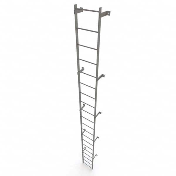 TRI-ARC - Rolling & Wall Mounted Ladders & Platforms Type: Fixed Ladder Style: Safety Cage - Benchmark Tooling