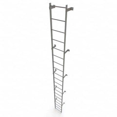 TRI-ARC - Rolling & Wall Mounted Ladders & Platforms Type: Fixed Ladder Style: Safety Cage - Benchmark Tooling