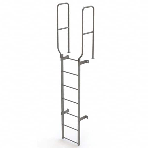 TRI-ARC - Rolling & Wall Mounted Ladders & Platforms Type: Fixed Ladder Style: Safety Cage - Benchmark Tooling