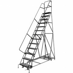 TRI-ARC - Rolling & Wall Mounted Ladders & Platforms Type: All-Directional Ladder Style: Rolling Safety Ladder - Benchmark Tooling