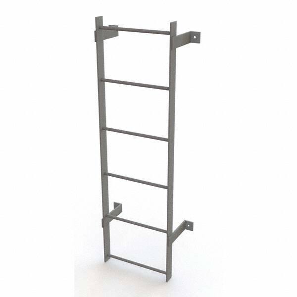 TRI-ARC - Rolling & Wall Mounted Ladders & Platforms Type: Fixed Ladder Style: Safety Cage - Benchmark Tooling