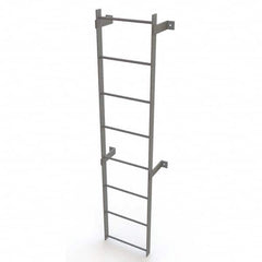 TRI-ARC - Rolling & Wall Mounted Ladders & Platforms Type: Fixed Ladder Style: Safety Cage - Benchmark Tooling