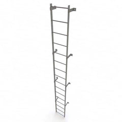 TRI-ARC - Rolling & Wall Mounted Ladders & Platforms Type: Fixed Ladder Style: Safety Cage - Benchmark Tooling