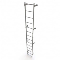 TRI-ARC - Rolling & Wall Mounted Ladders & Platforms Type: Fixed Ladder Style: Safety Cage - Benchmark Tooling