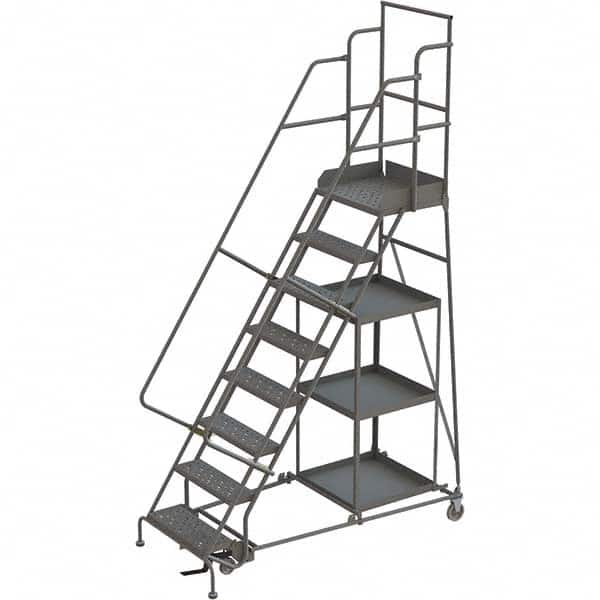 TRI-ARC - Rolling & Wall Mounted Ladders & Platforms Type: Stock-Picking Ladder Style: Rolling Safety Stock Picking Ladder - Benchmark Tooling