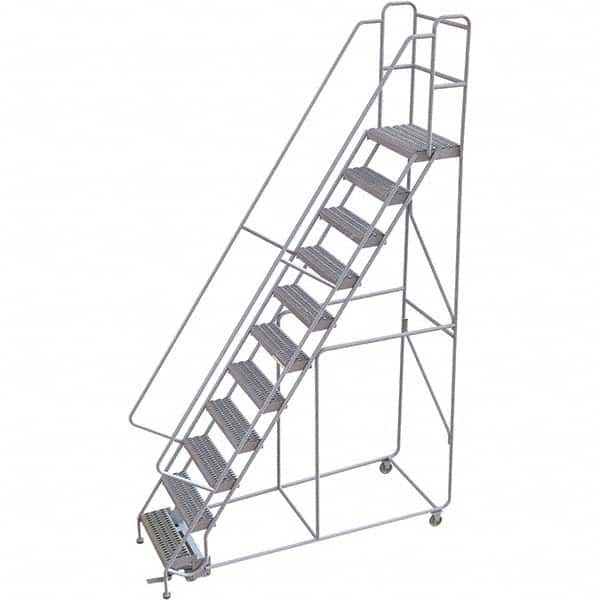 TRI-ARC - Rolling & Wall Mounted Ladders & Platforms Type: Rolling Warehouse Ladder Style: Rolling Safety Ladder - Benchmark Tooling