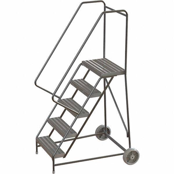 TRI-ARC - Rolling & Wall Mounted Ladders & Platforms Type: Rolling Warehouse Ladder Style: Rolling Safety Ladder - Benchmark Tooling