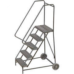 TRI-ARC - Rolling & Wall Mounted Ladders & Platforms Type: Rolling Warehouse Ladder Style: Rolling Safety Ladder - Benchmark Tooling
