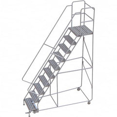 TRI-ARC - Rolling & Wall Mounted Ladders & Platforms Type: Rolling Warehouse Ladder Style: Rolling Safety Ladder - Benchmark Tooling