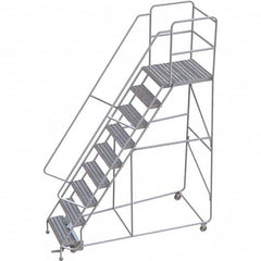 TRI-ARC - Rolling & Wall Mounted Ladders & Platforms Type: Rolling Warehouse Ladder Style: Rolling Safety Ladder - Benchmark Tooling