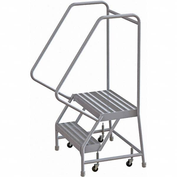 TRI-ARC - Rolling & Wall Mounted Ladders & Platforms Type: Rolling Warehouse Ladder Style: Rolling Safety Ladder - Benchmark Tooling