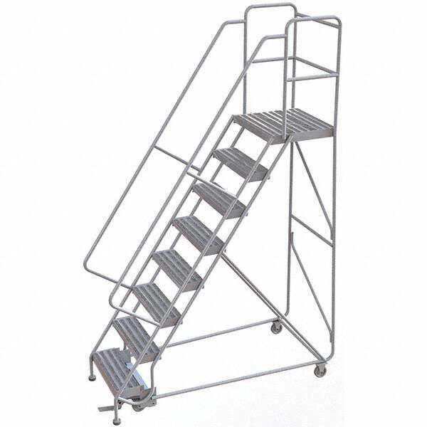 TRI-ARC - Rolling & Wall Mounted Ladders & Platforms Type: Rolling Warehouse Ladder Style: Rolling Safety Ladder - Benchmark Tooling