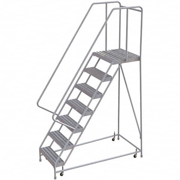 TRI-ARC - Rolling & Wall Mounted Ladders & Platforms Type: Rolling Warehouse Ladder Style: Rolling Safety Ladder - Benchmark Tooling