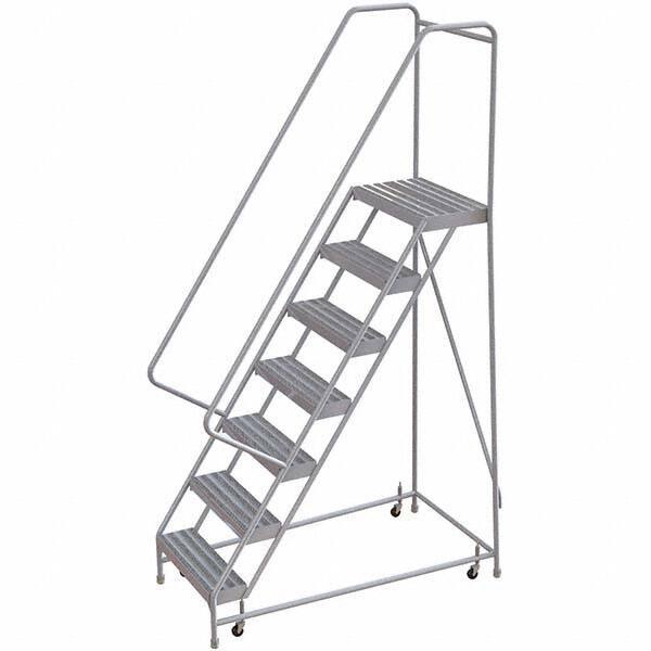 TRI-ARC - Rolling & Wall Mounted Ladders & Platforms Type: Rolling Warehouse Ladder Style: Rolling Safety Ladder - Benchmark Tooling