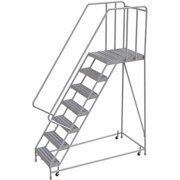 TRI-ARC - Rolling & Wall Mounted Ladders & Platforms Type: Rolling Warehouse Ladder Style: Rolling Safety Ladder - Benchmark Tooling