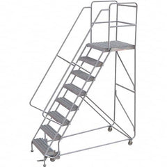 TRI-ARC - Rolling & Wall Mounted Ladders & Platforms Type: Rolling Warehouse Ladder Style: Rolling Safety Ladder - Benchmark Tooling